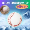 GeneX Baseball Soft for Kids, Practice, Catchball, Soft, 5 Ball