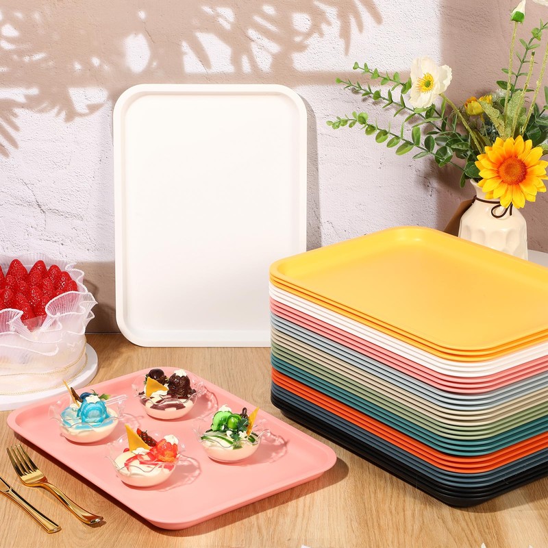 Maxdot 40 Pcs Fast Food Serving Tray 10" x 14"