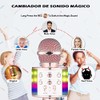 Micrófono Karaoke Bluetooth Inalámbrico Portátil con Luces LED