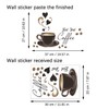 duoyif Coffee Wall Sticker, Wall Sticker, Coffee Cup Wall Picture,