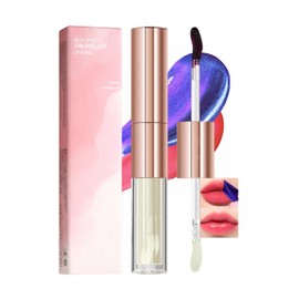 Erinde Lip Liner, Peel Off, 24h Water Resistant, Double Head, Lip Gloss, Lip Oil Moisturizing Formula, Long Lasting, Removable Type, Lip Tint, Peel Off Lipstick, 3D Lip, Easy Application, Apply and