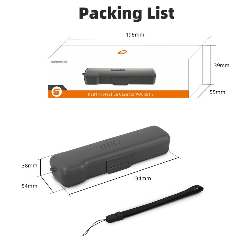 Exclusive Storage Case Protection Case for DJI Pocket 3 -