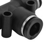 10pcs Pneumatic Tube Fitting Durable PVC Stable Sealing Corrosion Resistance