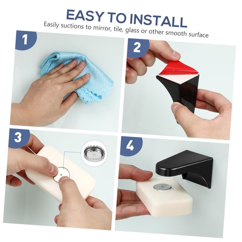 Ciieeo Magnetic Suction Soap Holder for Bathroom Stylish Soap Container