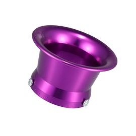 Motoforti 50mm 1.97" Velocity Stack Motorcycle Carburetor Air Filters Carb Funnel Trumpet Air Cleaner Intake Wind Horn Cup for Honda for Kawasaki ATV Quad Aluminum Alloy Purple Long-lasting