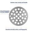 4 Inch Shower Drain Cover,Round Screw-in Floor Drain Cover,Easy-to-Install Replacement