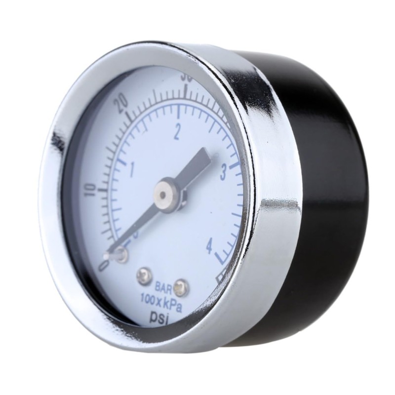 Mikinona Psi Pressure Gauge Dial Dual Scale Pressure Gauge for