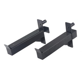 ZUKAM 2inch Rack Barbell Safety Catches Squat Rack Safety Arm Spotter Attachment Fit for 2x2 Power Rack Cage with 1" or 5/8" Hole