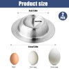 Boiled Egg Holder Egg Cups 2 Pieces, Metal Egg Cup