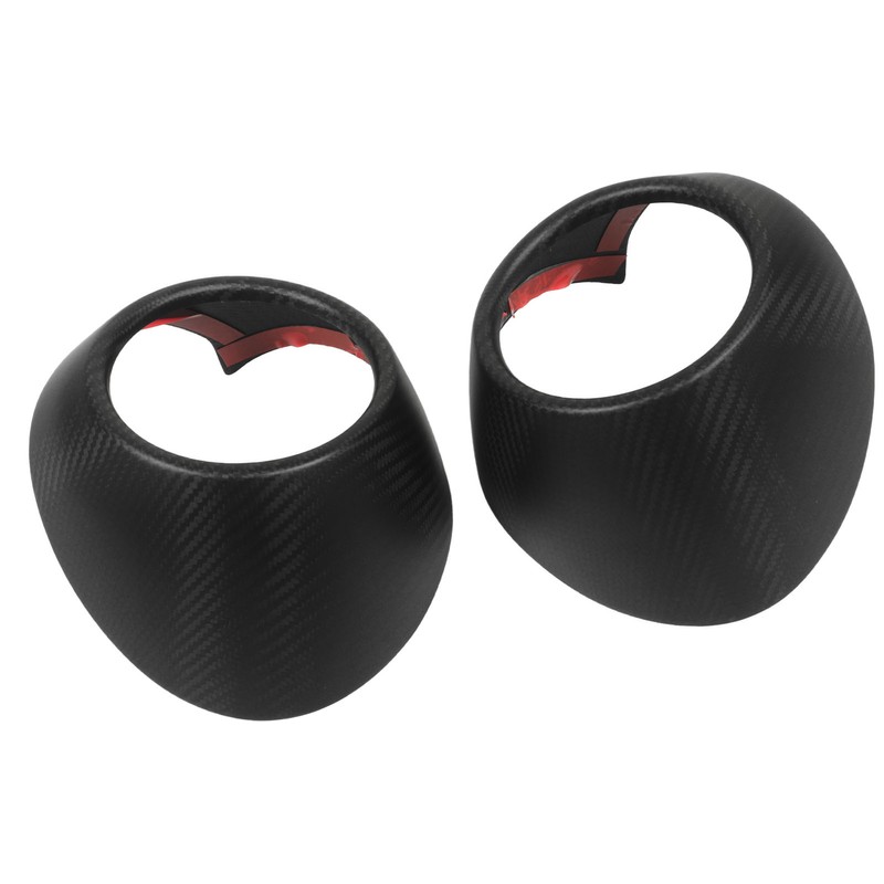 2 Pcs AC Air Vent Trim Dry Carbon Fiber Outlet