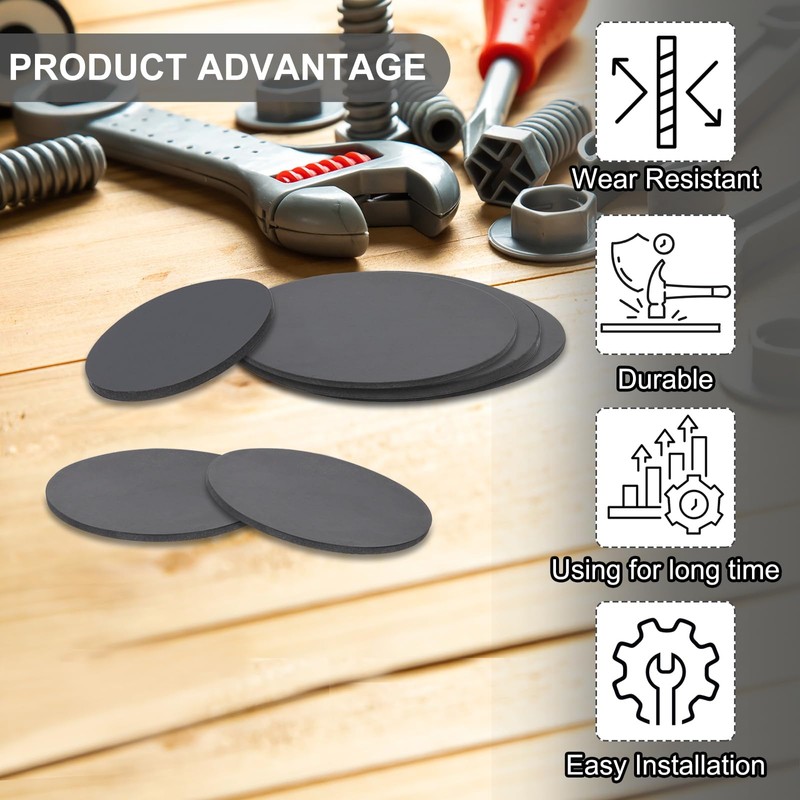 PATIKIL Anti-Vibration Pads, 0.8 x 0.8 inches (20 x 2