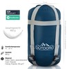 Outdoro Ultra-Light Sleeping Bag Small Pack Size Light Thin and