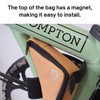 Vincita Boomerang Bag - Frame Bag for Brompton Bike -