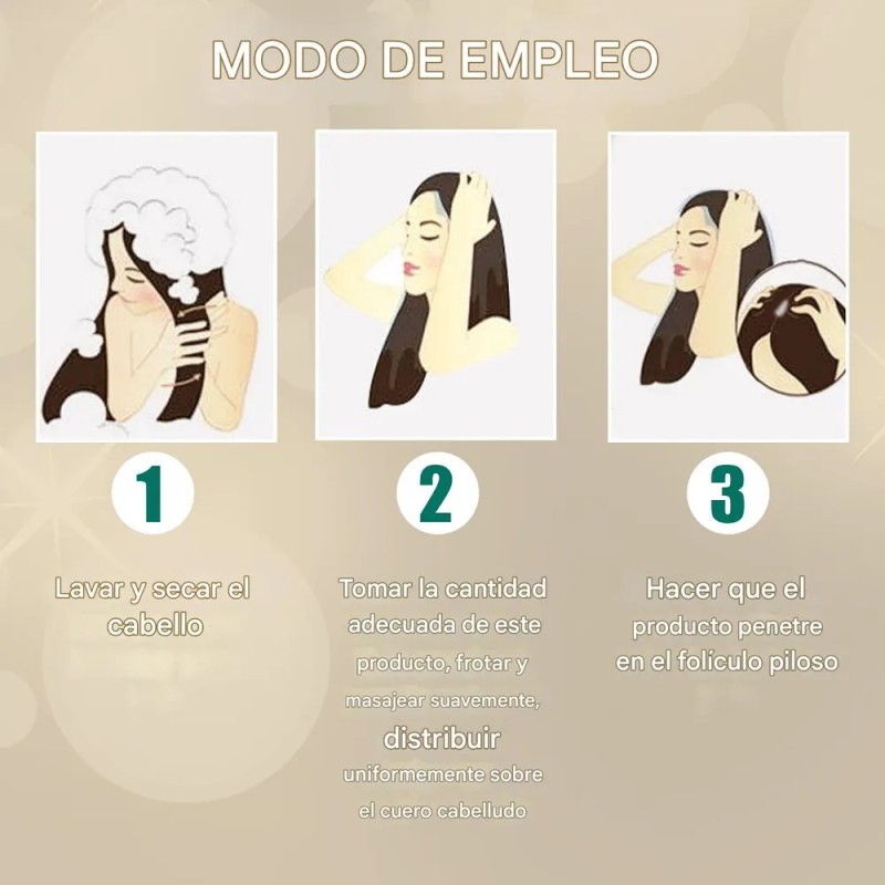 Crema Capilar De Jengibre Para El Crecimiento Del Cabello