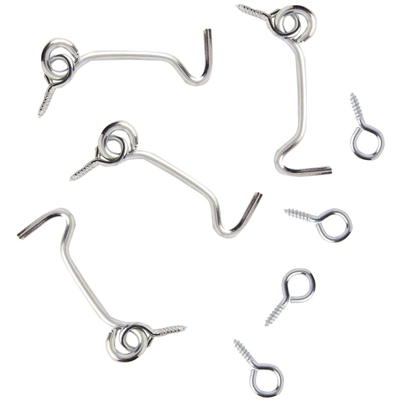 Merriway® BH01743 (4 Pcs) Gate Hook and Eye, 50mm (2