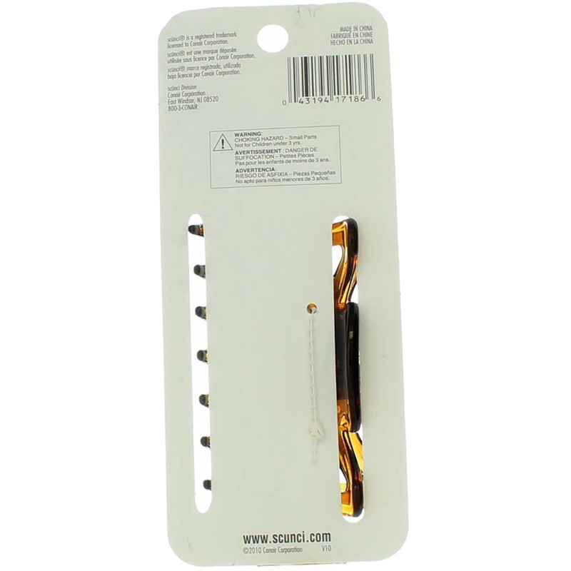 Scunci Tortoise Shell No Slip Grip Jaw Clip - 1