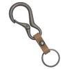 Highstyle Tochigi Leather & Carabiner Base Grade Key Chain, antique/camel