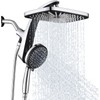 Rain Shower Head with Handheld Showerhead, Chrome 1.8GPM 460311