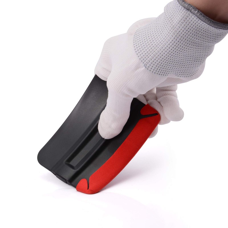 Winjun Professional Magnetic Squeegee Felt Squeegee with Micro Fine Buffer