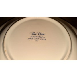 Mikasa Color Wave LAF08 9.25" Soup Bowl Brand New Replacement Extremely Rare