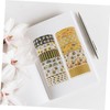 TEHAUX 12 Pack Bee Washi Tape Decorative Scrapbook Tape Bee