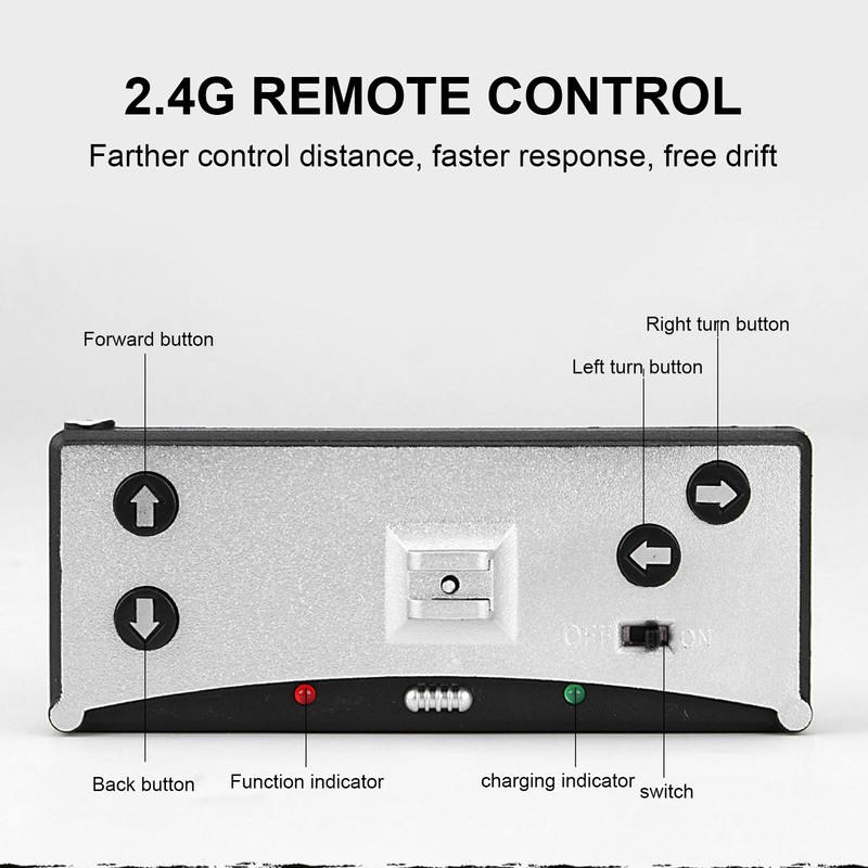 Mini RC Car with Can Box Power Induction Fourway Remote