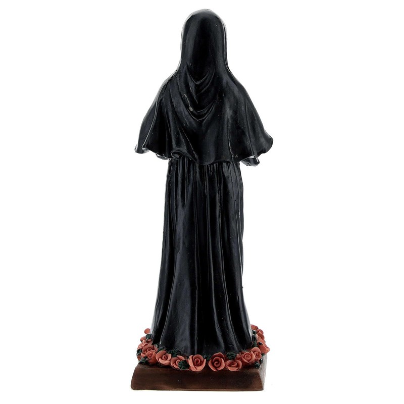 Holyart Resin Statue Rita of Cascia with Roses 13cm