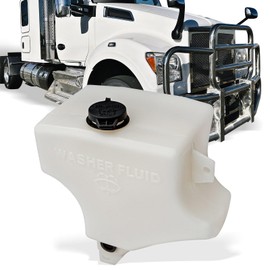 HIGH SOAR 603-5402 Washer Fluid Reservoir Tank with Cap Compatible with Peterbilt (2006-2015) Kenworth T680 T880 Models (2013-2016) Peterbilt 320 330 335 357 365 378 384 388 N5355001