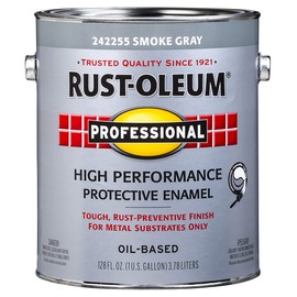 RUST-OLEUM 242255 Protective Enamel Paint, 1 Gallon (Pack of 1), Smoke Gray, 128 Fl Oz