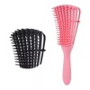 Heblee Cepillo Peine Flexible Desenredante Cabello Rizado, Afro