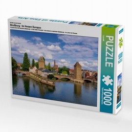 CALVENDO Puzzle Strasbourg - In the Heart of Europe 1000 Pieces Laying Size 64 x 48 cm Photo Puzzle Picture by Thomas Polske