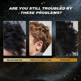 Men's Sea Salt Liquid for Hair - Volumizing, Texturizing, & Non-Greasy - Ideal for All Hair Types - 150ml