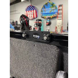 Depth Raider 6 pk Rod Holder Mount Bracket Fits Crestliner boats with SureMount track systems - Blackout