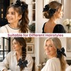 7 Inch Large Glitter Cheer Bows for Girls Women with