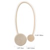 Lewondr Magnetic Curtain Tiebacks for Clamping, Curtains (2 Pieces), Window