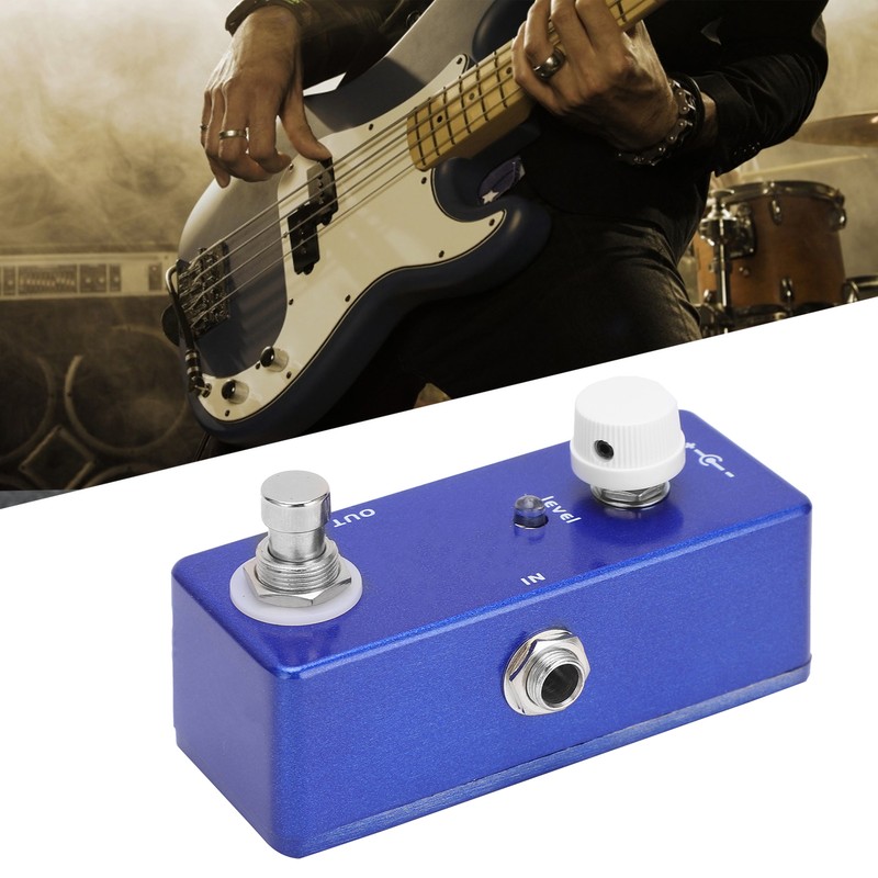 Guitar Effect Knob Control Adjustable Booster Pedal with DIP Switch