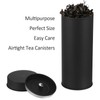 zisiueel 6 Pack Tea Tin Canister with Airtight Double Lids,