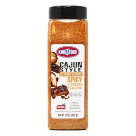 Badia Kingsford Badia Cajun Style All-Purpose Seasoning Spicy Louisiana Classic, 23 oz C Perfect for Grilling, BBQ, Seafood, Chicken, & Vegetables