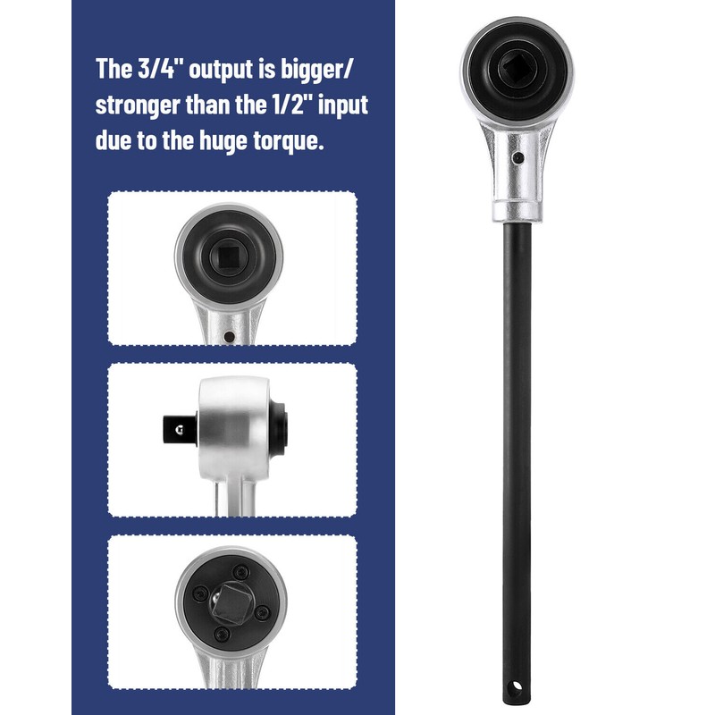 CARBOLE 03715B Heavy Duty Wrench 1/2" Drive Torque 1100 Foot-Pound
