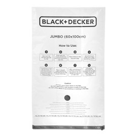 BLACK+DECKER Vacuum Storage Bags, White, Jumbo,63449