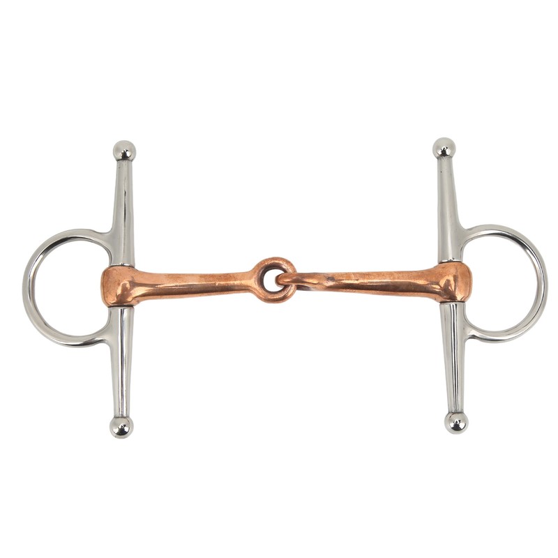 Horse Full Cheek Snaffle Stainless Steel Ring Snaffle Bit for