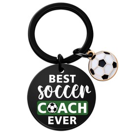 Yoxiumi Soccer Gifts for Men Soccer Coach Gifts Best Gift for Coaches Soccer Coach Gifts Soccer Team Gifts for Football Lovers Players Fans Soccer Coach Keychain Soccer Coach Accessories