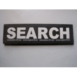 Search Labels for Dog Harness with Hook and Loop Small Patches 4 1/4" X 1 1/8"
