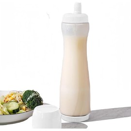 Premium Pancake Pen - Batter Squeeze Bottle for Perfect Pancake Designs | Easy-to-Clean Pancake Batter Dispenser with Drip-Free Valve | Ideal for Pancakes, Waffles, and Baking Needs White