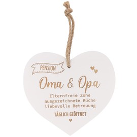 Spruchreif Decorative Heart Grandma and Grandpa Wooden Heart with Engraving – Pension Grandma and Grandpa · Gift Idea Grandparents · Gift Grandpa · Gifts Grandma · Hotel Grandma and Grandpa