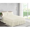 Plain 100% Egyptian Cotton Fitted Valance Sheet | Easy Care