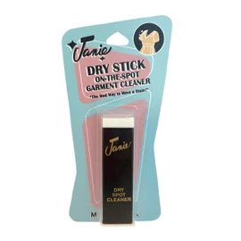 Janie Dry Stick Spot Cleaner (.4 oz) – Portable Instant Stain Remover Stick for Clothes – Magic Eraser Pen for Laundry, Travel, and On-the-Go Stain Removal – Compact, Safe, and Easy to Use