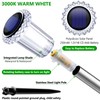DenicMic Solar Lights Outdoor 10 Pack Waterproof Christmas Lights Outdoor