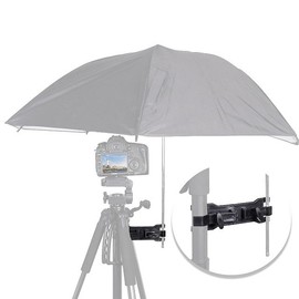 Entatial Camera Umbrella Camera Umbrella Clamp Tripod Camera Umbrella Holder Outdoor Clip Bracket Stand Lighting Umbrella Clamp Photography Accessory