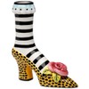 Appletree Design Sugar High Social Leopard Print Heels Vase, 6-1/2-Inch
